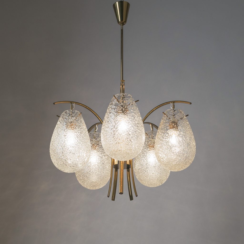 Rare Chandelier by Angelo Lelii for Arredoluce, 1959