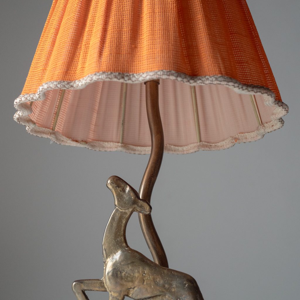 Swedish Brass Table Lamp, 1940s