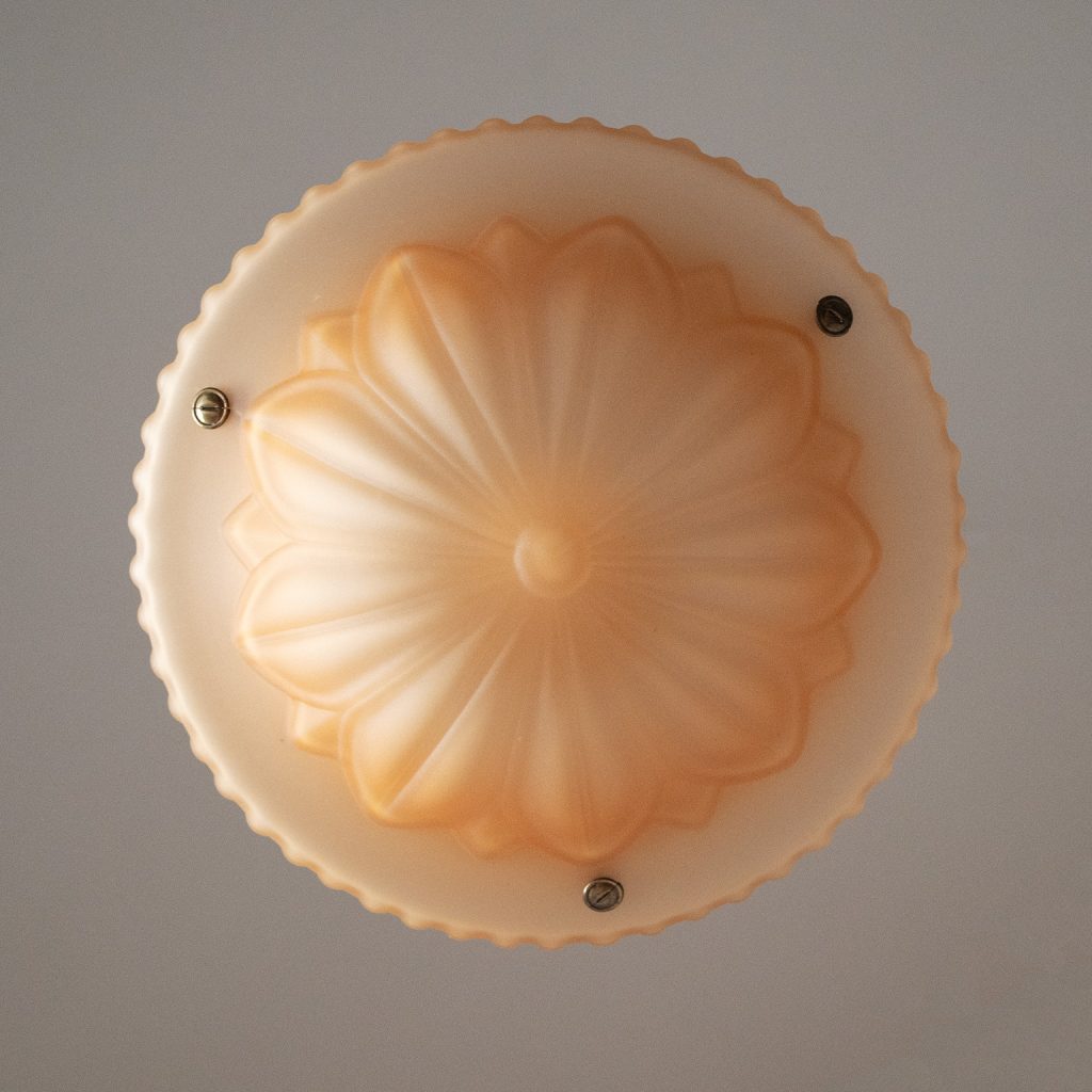 Harald Notini Havanna Glass Suspension Light, 1930s