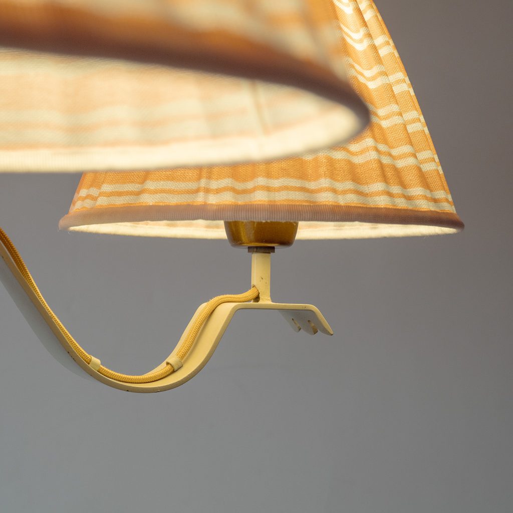 Rare Hans Bergström Iron And Wood Chandelier, 1940s