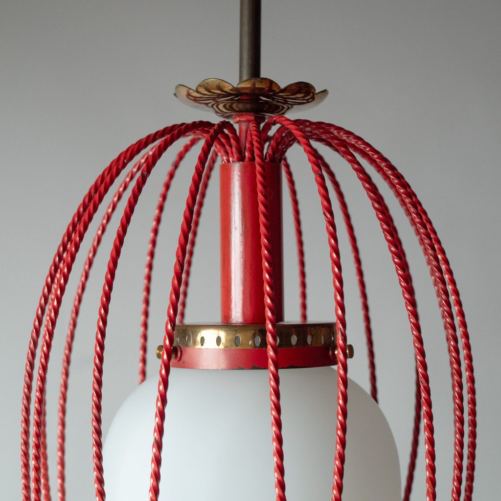 Italian Cage Pendant, 1950s