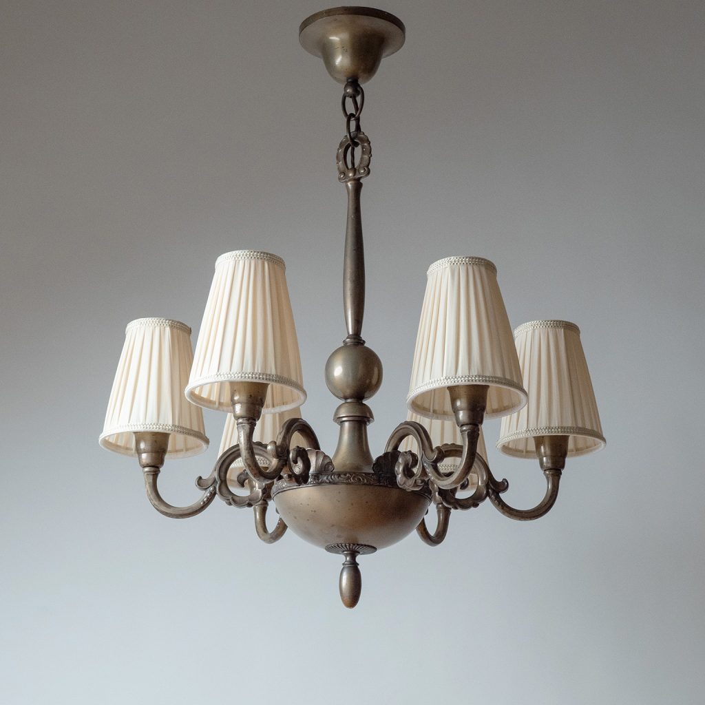 Elis Bergh Swedish Grace Chandelier, 1920s