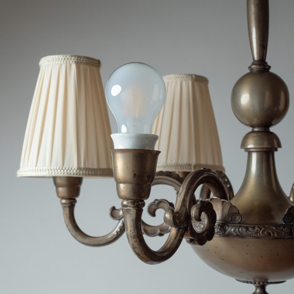 Elis Bergh Swedish Grace Chandelier, 1920s