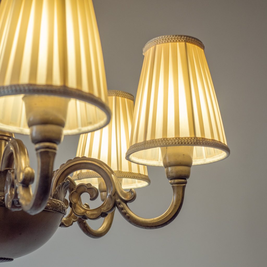 Elis Bergh Swedish Grace Chandelier, 1920s