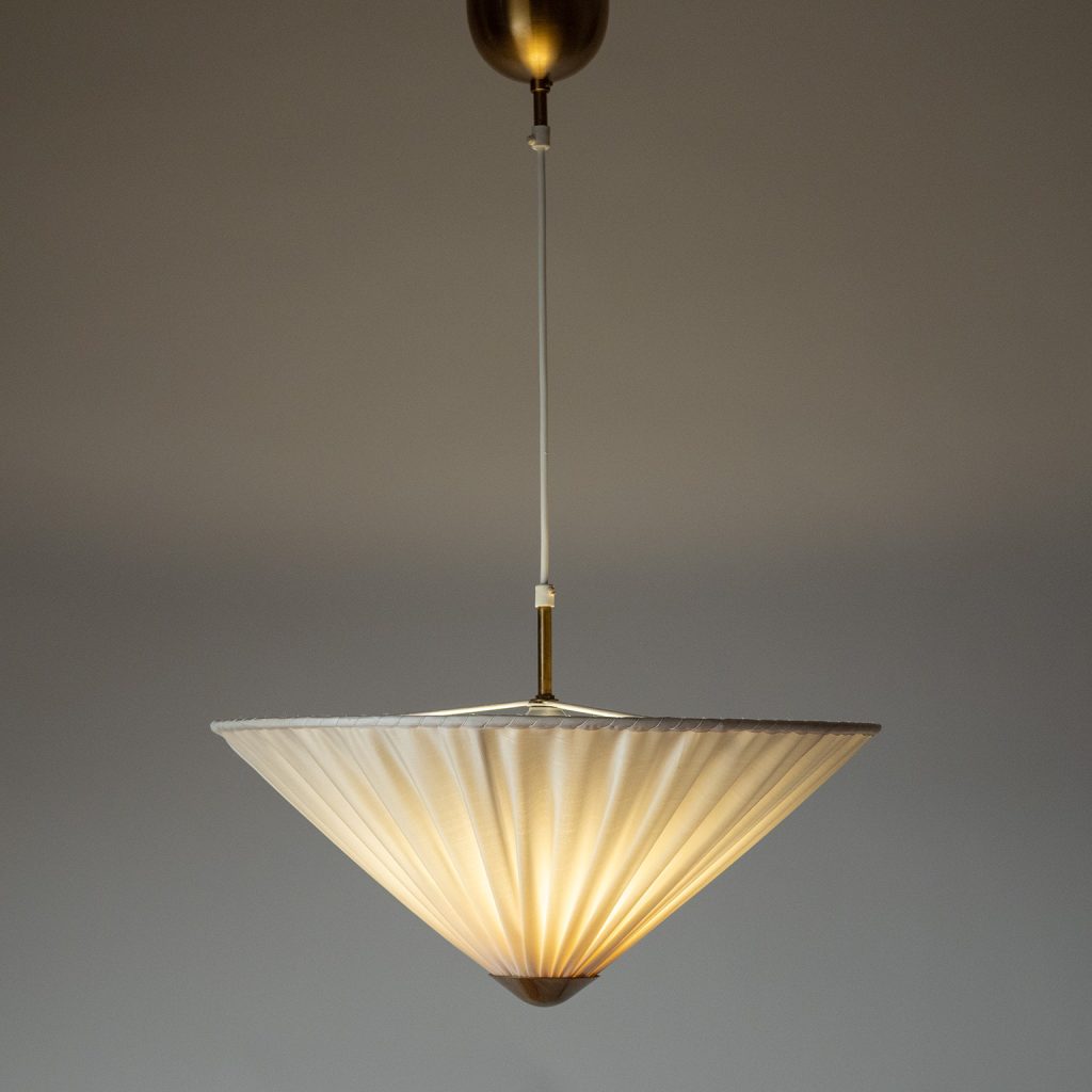 Swedish Fabric Pendant, 1950s