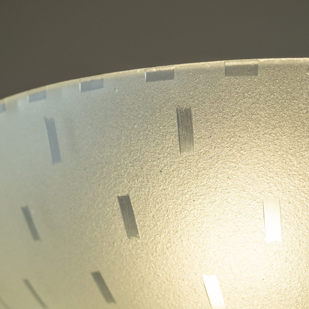 Swedish Cut Glass Ceiling Light, 1940s