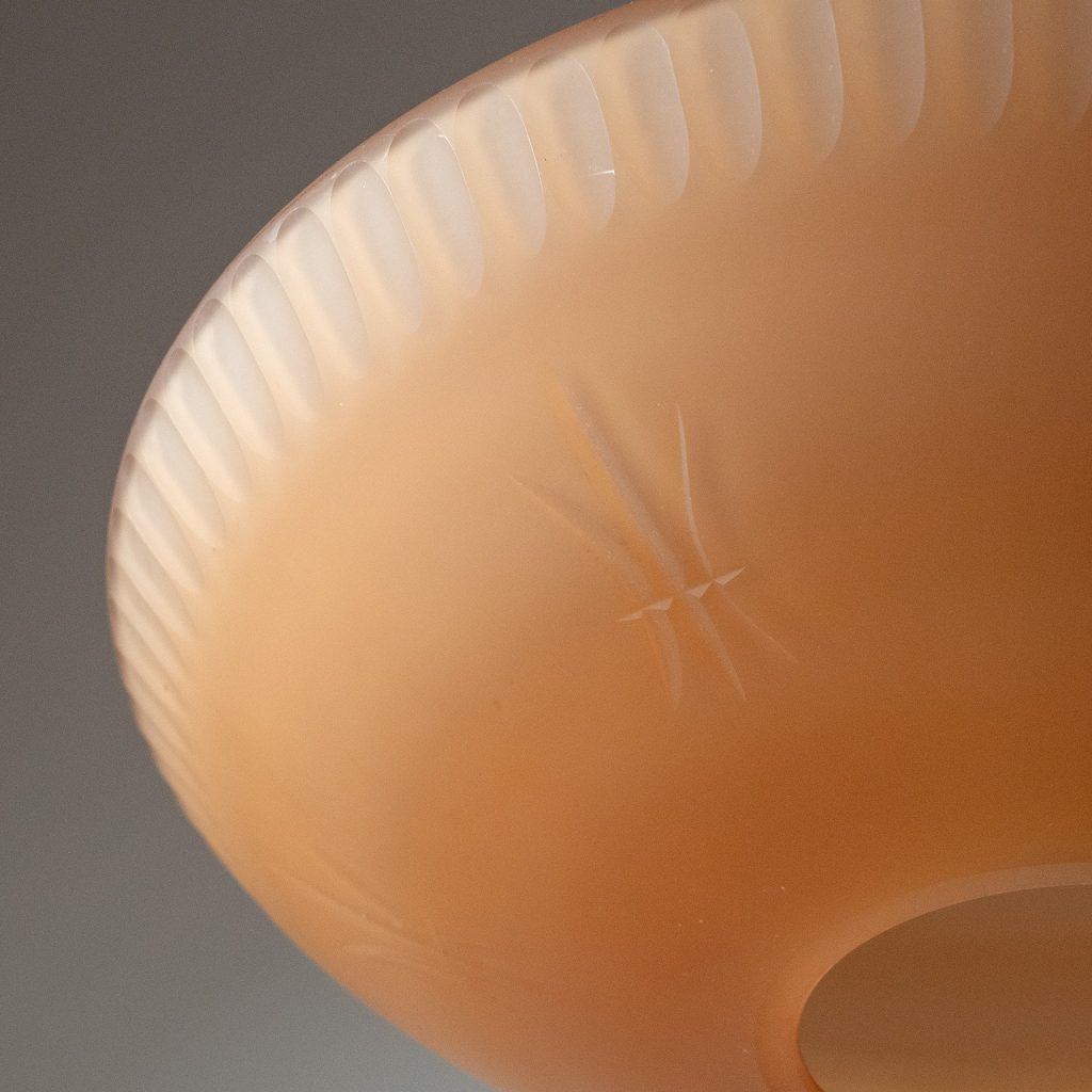 Large Harald Notini Havanna Glass Pendant, 1930s