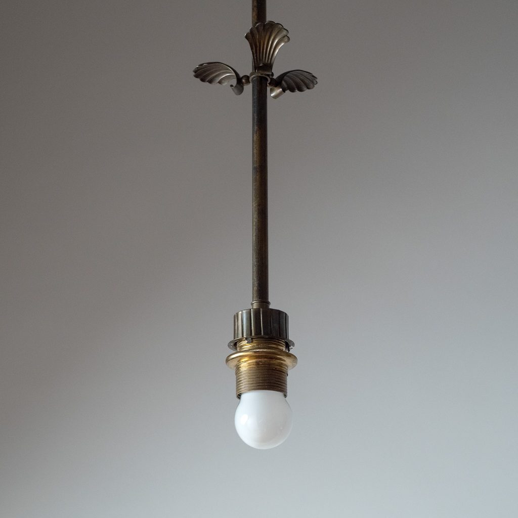 Large Harald Notini Havanna Glass Pendant, 1930s