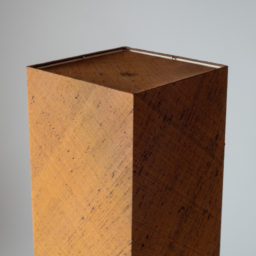 Tall German Nickel Table Lamp, circa 1970