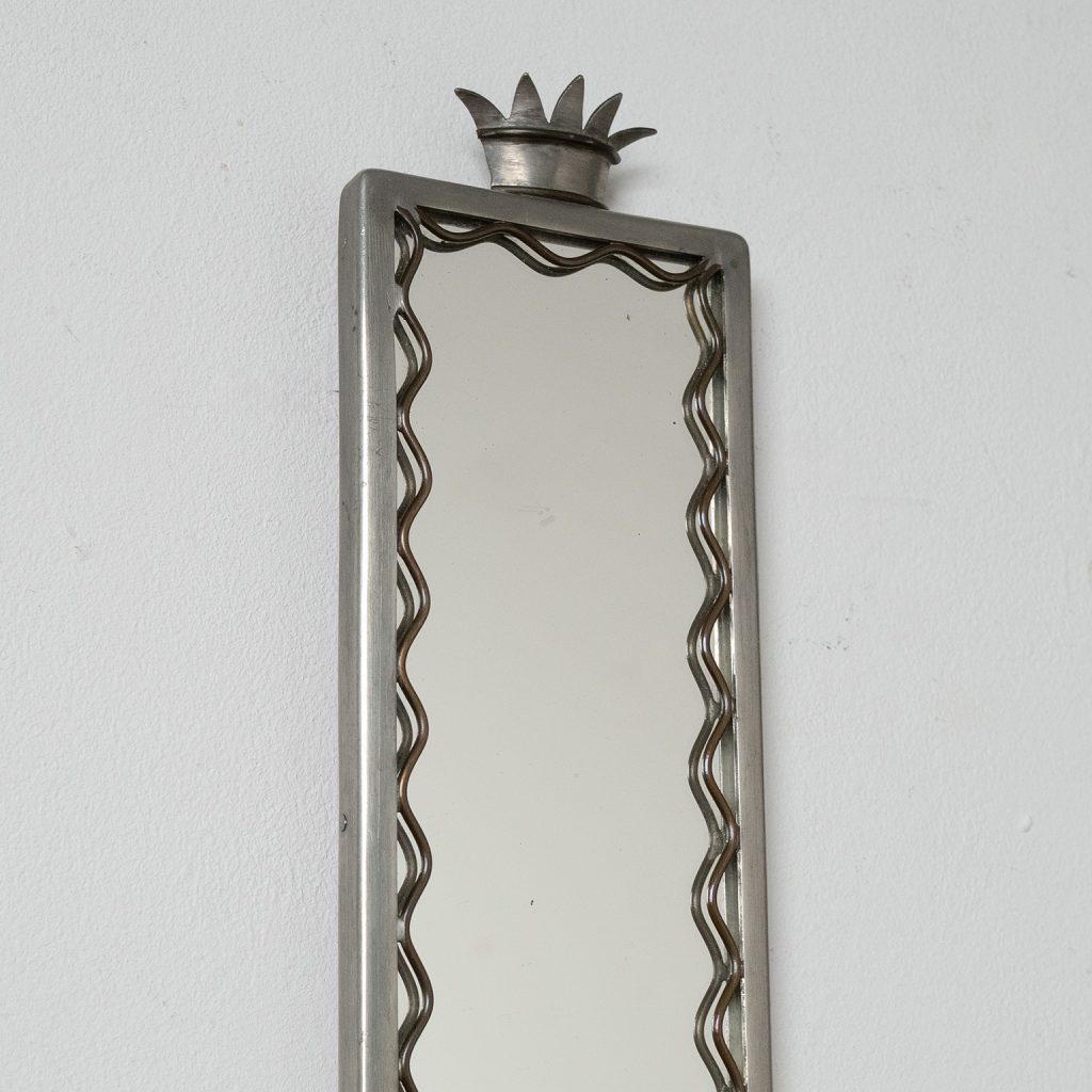 Swedish Grace Mirror Candle Sconces, 1930s
