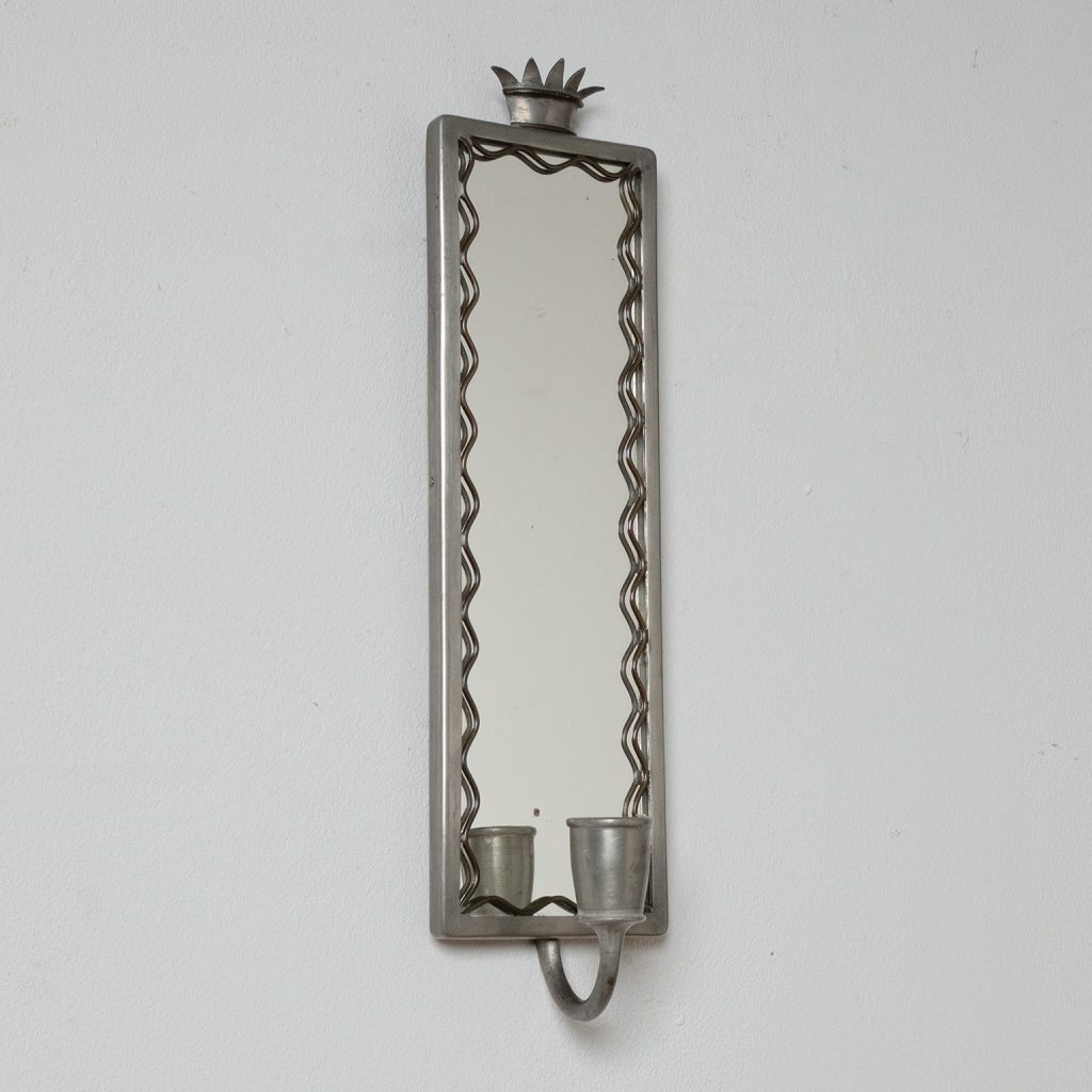 Swedish Grace Mirror Candle Sconces, 1930s