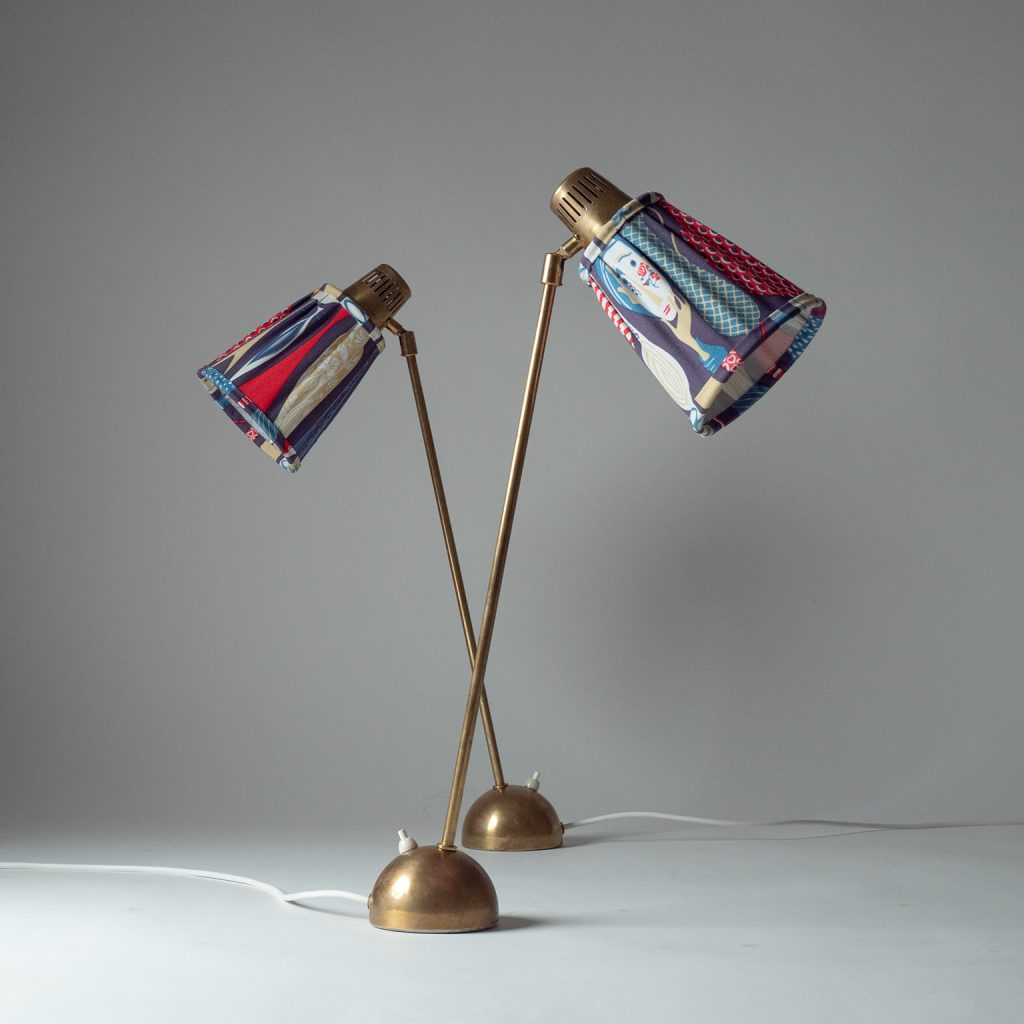 Hans Bergström Table Lamps, 1950s