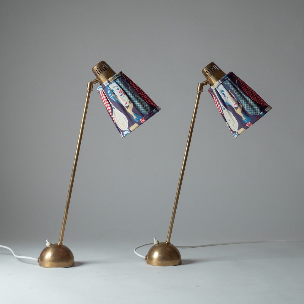 Hans Bergström Table Lamps, 1950s