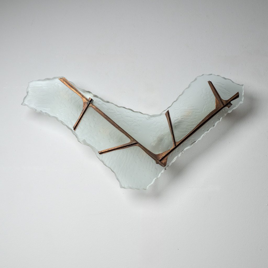 Large Max Ingrand Model 1844 Wall Light, circa 1960