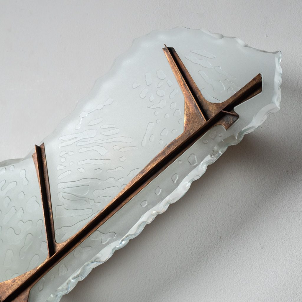 Large Max Ingrand Model 1844 Wall Light, circa 1960