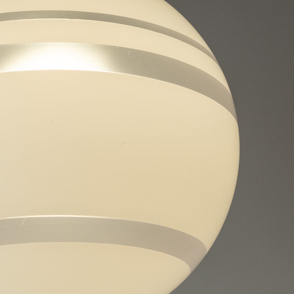 Böhlmarks Harald Notini Striped Glass Pendants, 1930s