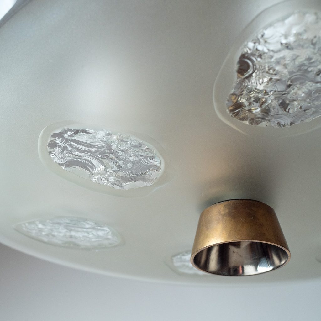Max Ingrand Model 1748 Ceiling Light, 1950s