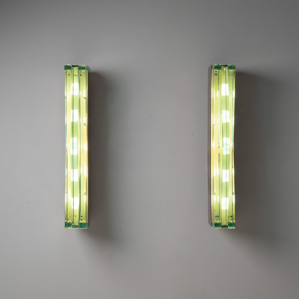 Max Ingrand Model 1829 Wall Lights, circa 1961