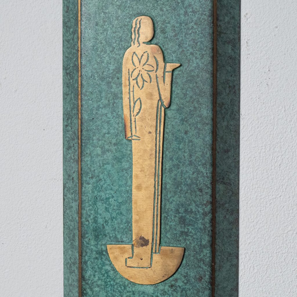 Swedish Grace Patinated Brass Candle Sconces, circa 1930