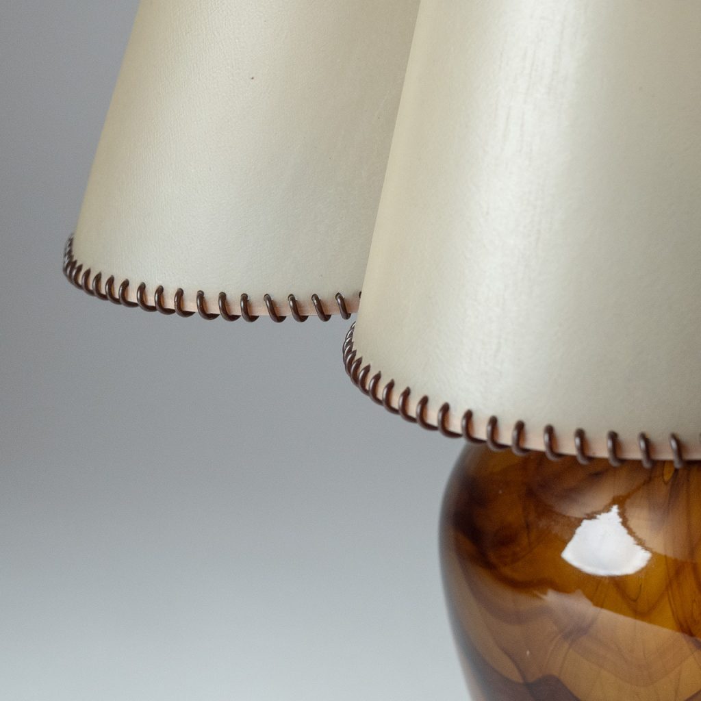 Austrian Glass Table Lamp, circa 1950