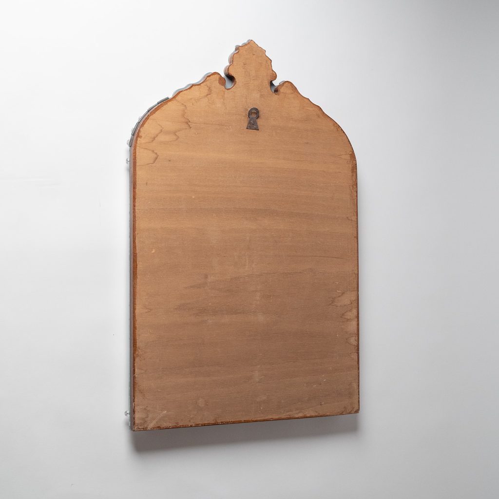 Venetian Cut Glass Patinated Mirror