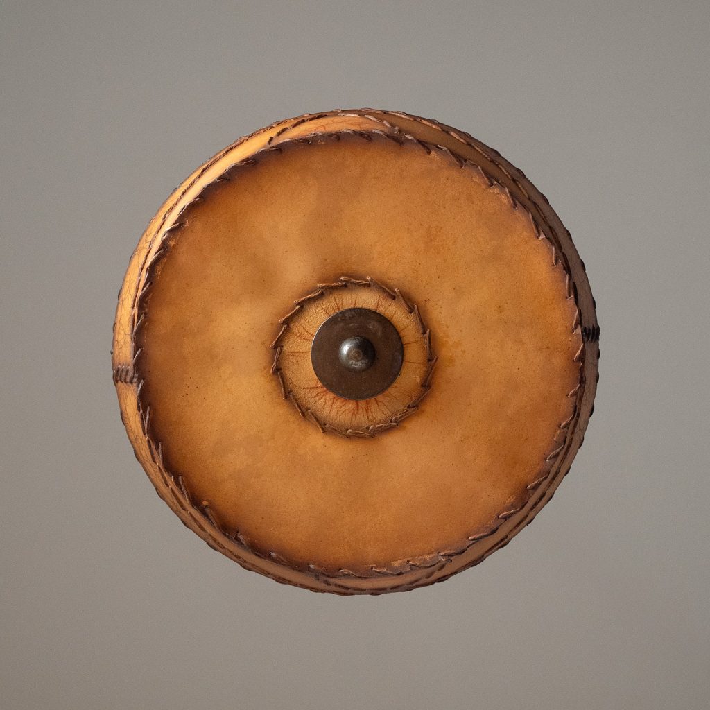 Swedish Parchment Paper Ceiling Light, 1930s