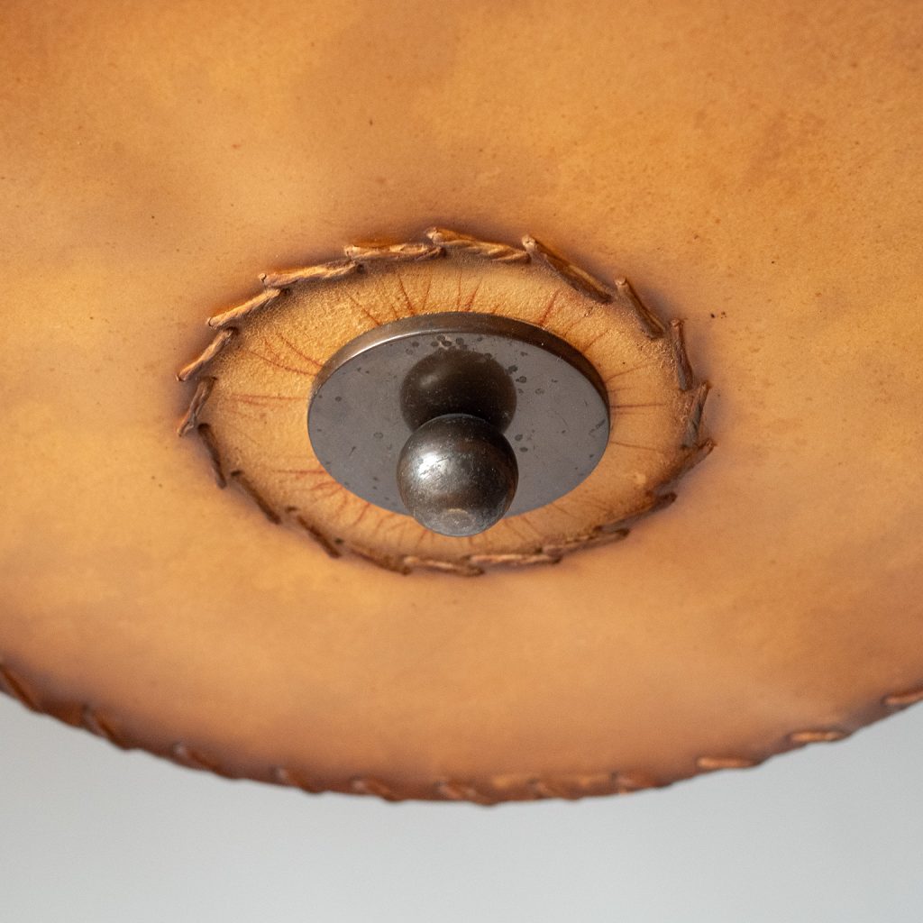 Swedish Parchment Paper Ceiling Light, 1930s