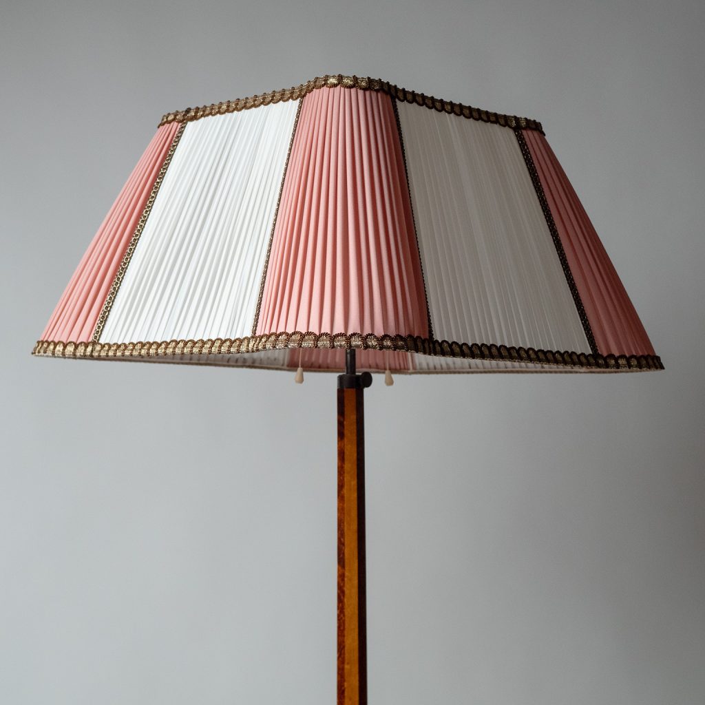 Large Swedish Art Deco Floor Lamp, circa 1930