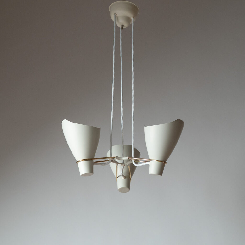 Swedish Suspension Uplight Chandelier, 1960s