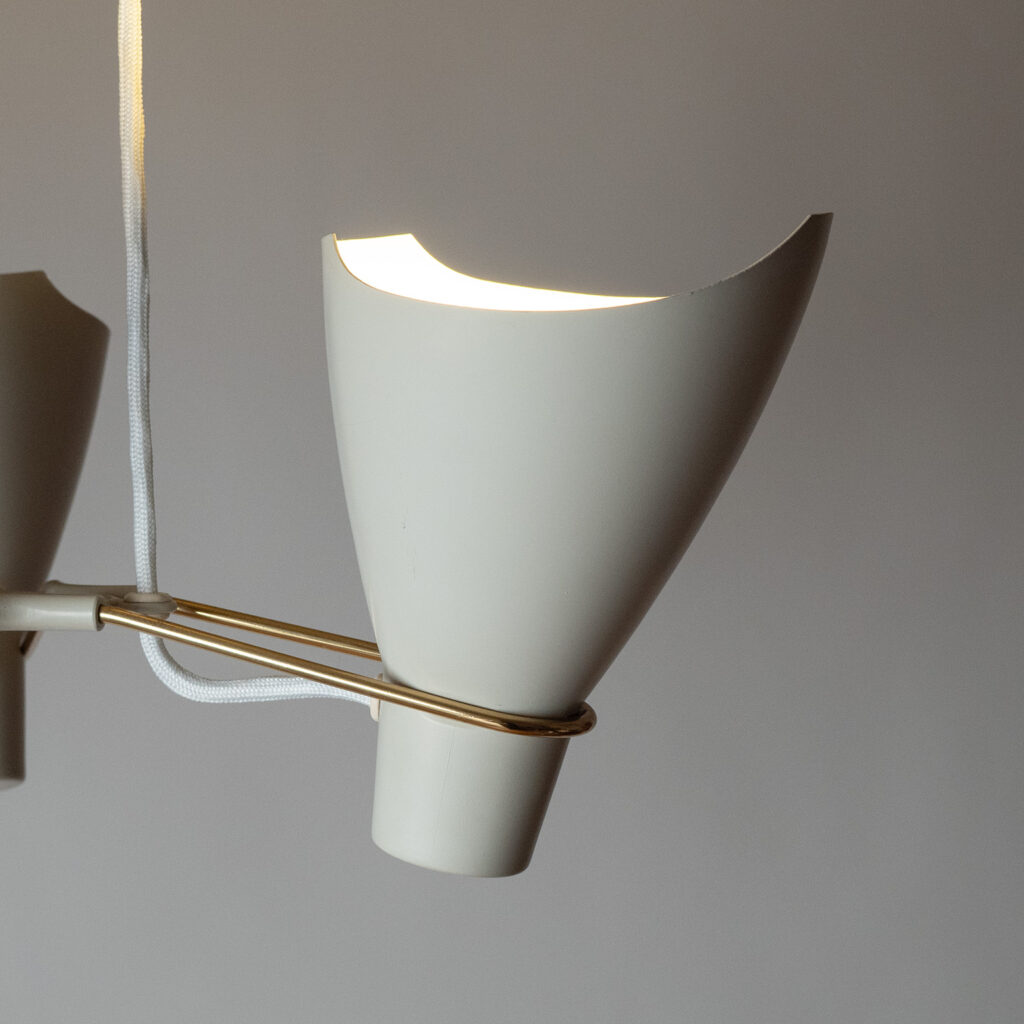 Swedish Suspension Uplight Chandelier, 1960s
