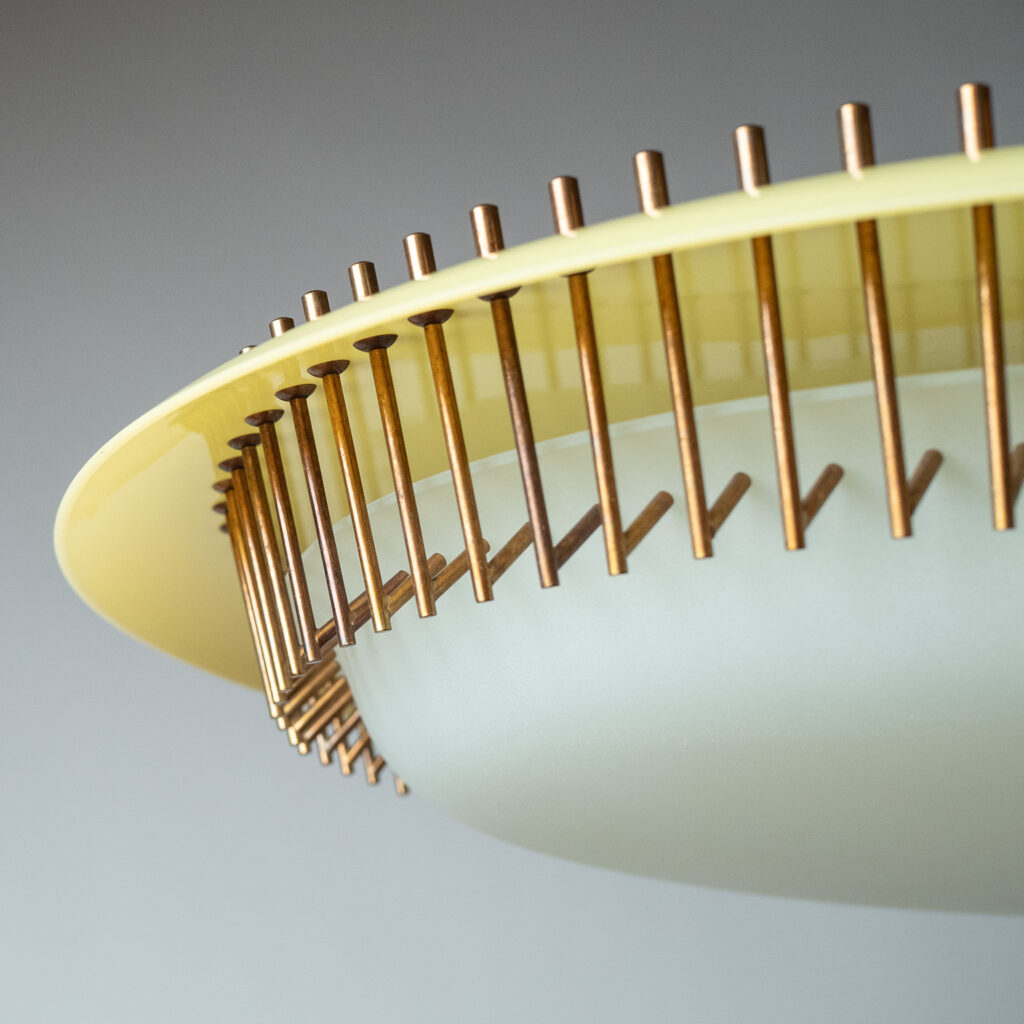 Angelo Lelii Modernist Chandelier, 1958