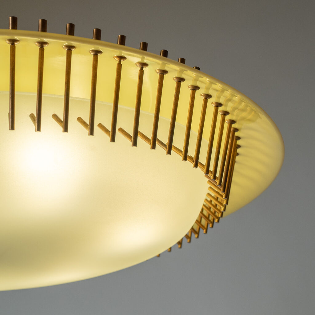 Angelo Lelii Modernist Chandelier, 1958