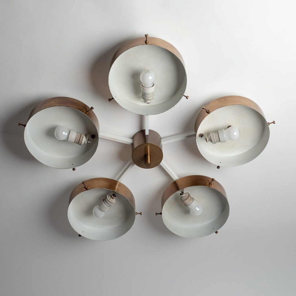 Gio Ponti Ceiling Light, circa 1960