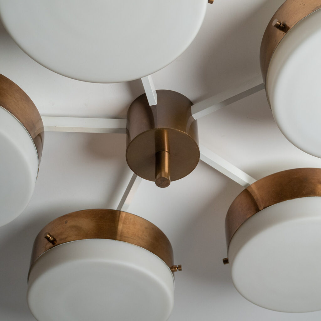 Gio Ponti Ceiling Light, circa 1960