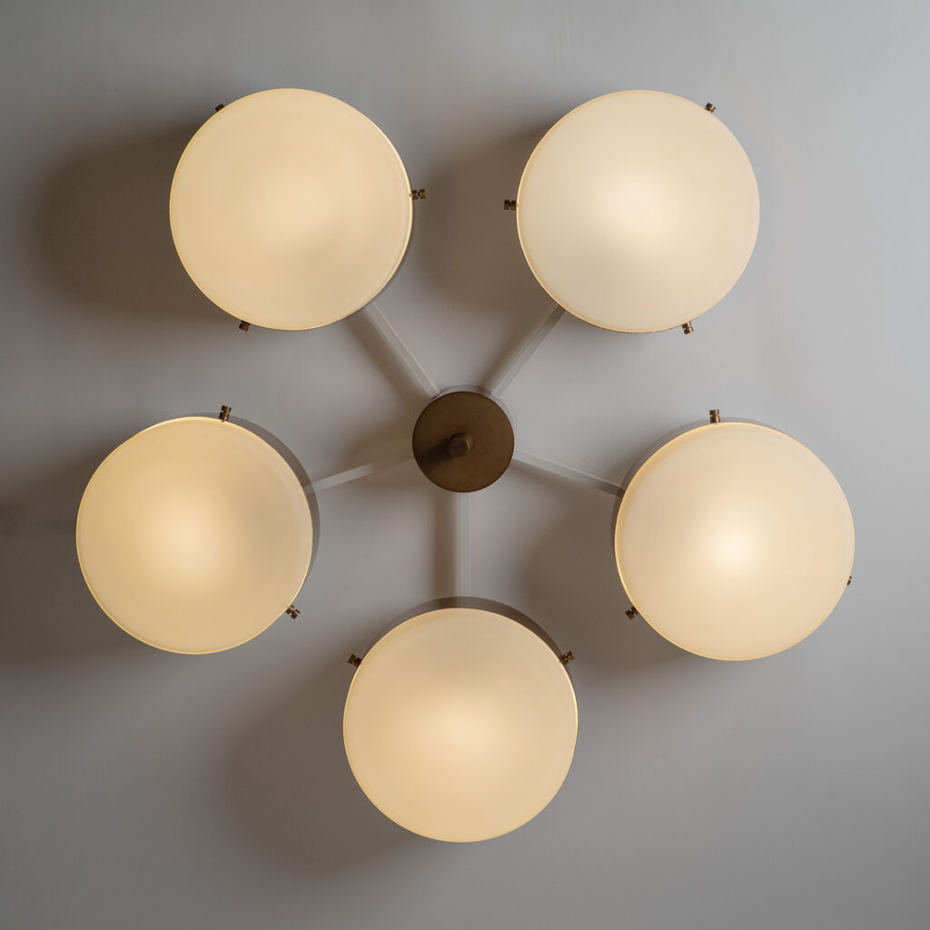 Gio Ponti Ceiling Light, circa 1960
