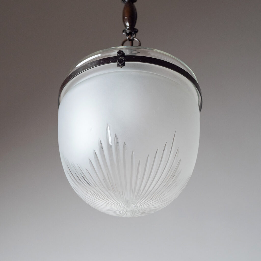 Austrian Cut Glas Pendant, circa 1930