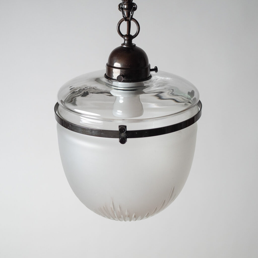 Austrian Cut Glas Pendant, circa 1930