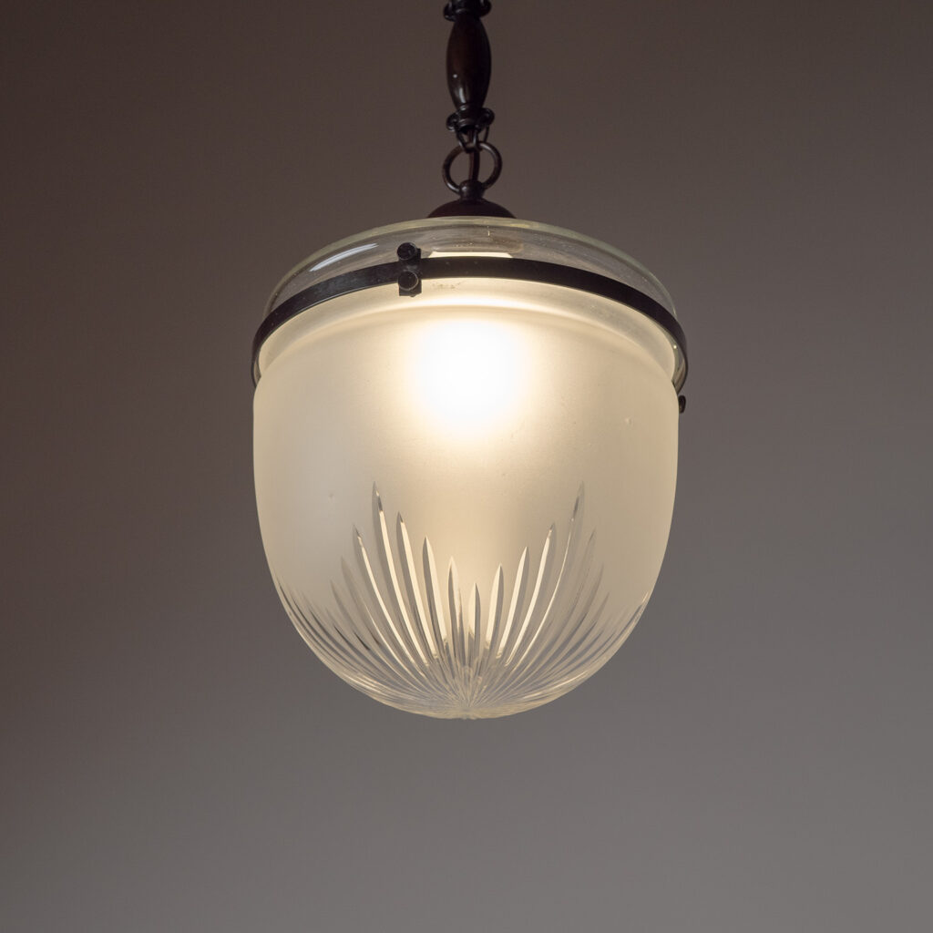 Austrian Cut Glas Pendant, circa 1930