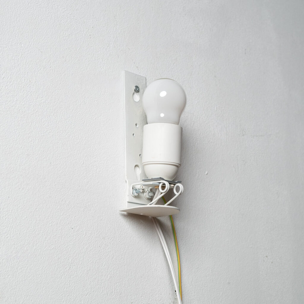 German Striped Glass Sconces, 1950s