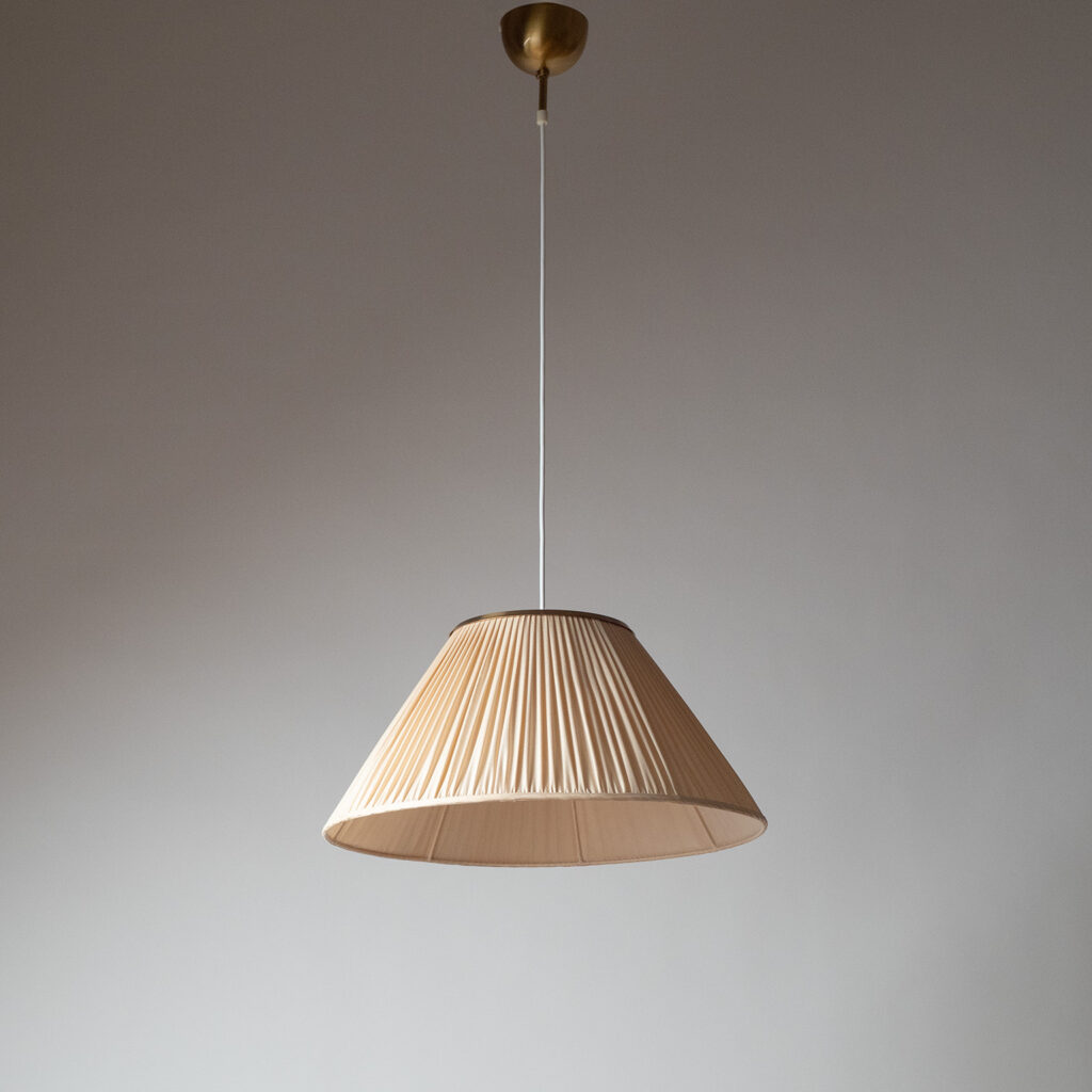 Swedish Fabric Pendant, 1960s