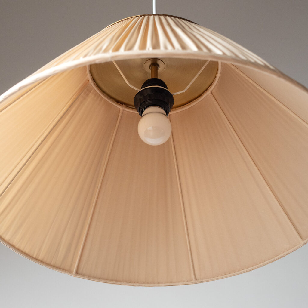 Swedish Fabric Pendant, 1960s