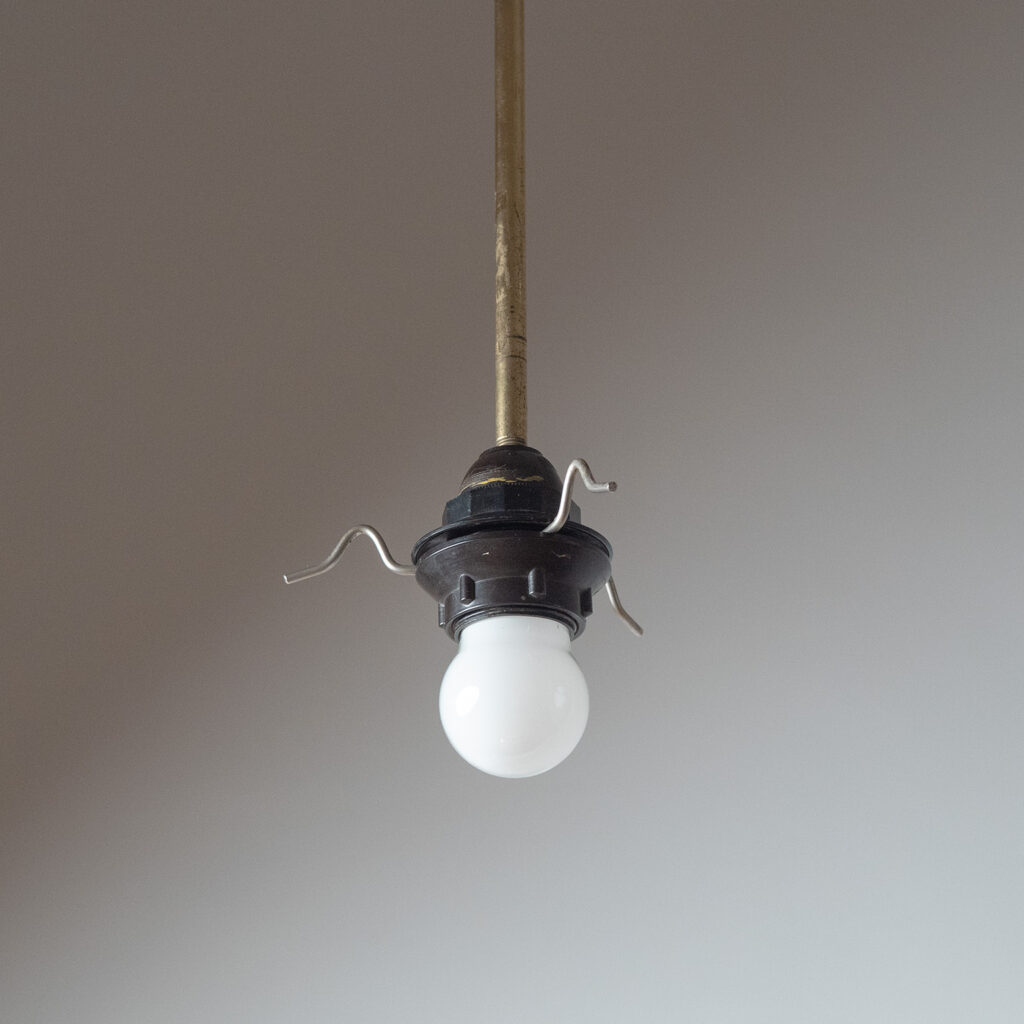 Swedish Satin Glass Pendants, circa 1950