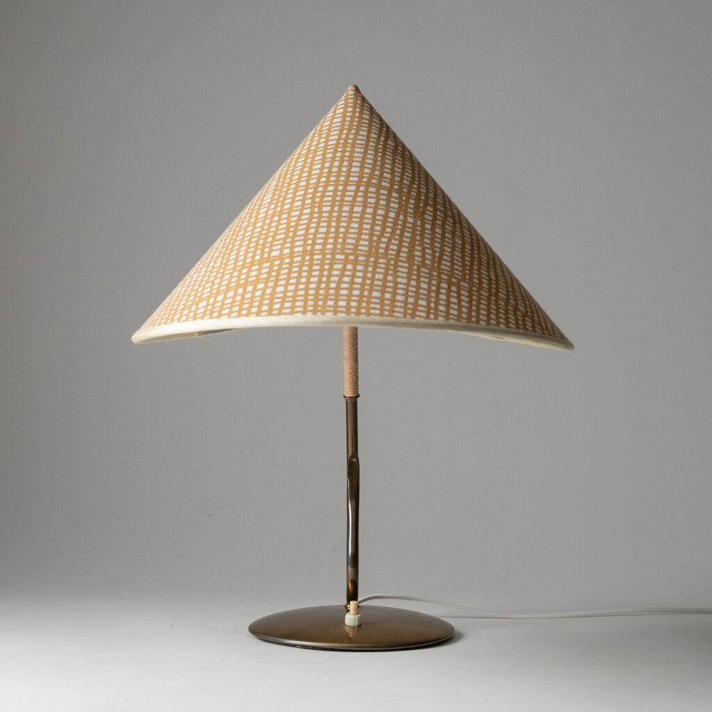 German Brass Table Lamp, 1950s