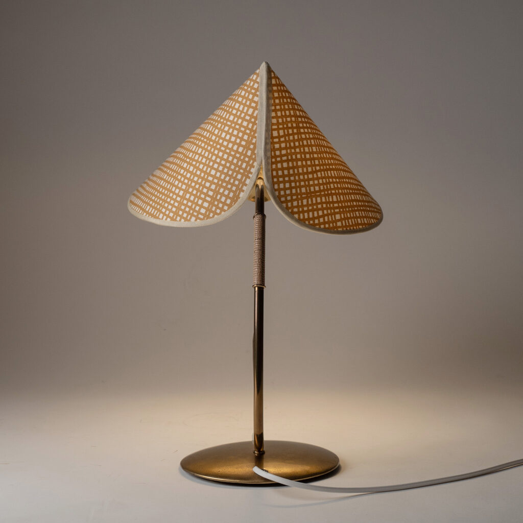 German Brass Table Lamp, 1950s