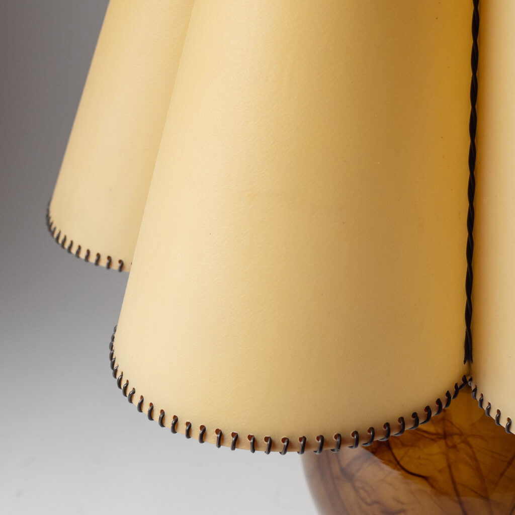 Austrian Glass Table Lamp, 1940s