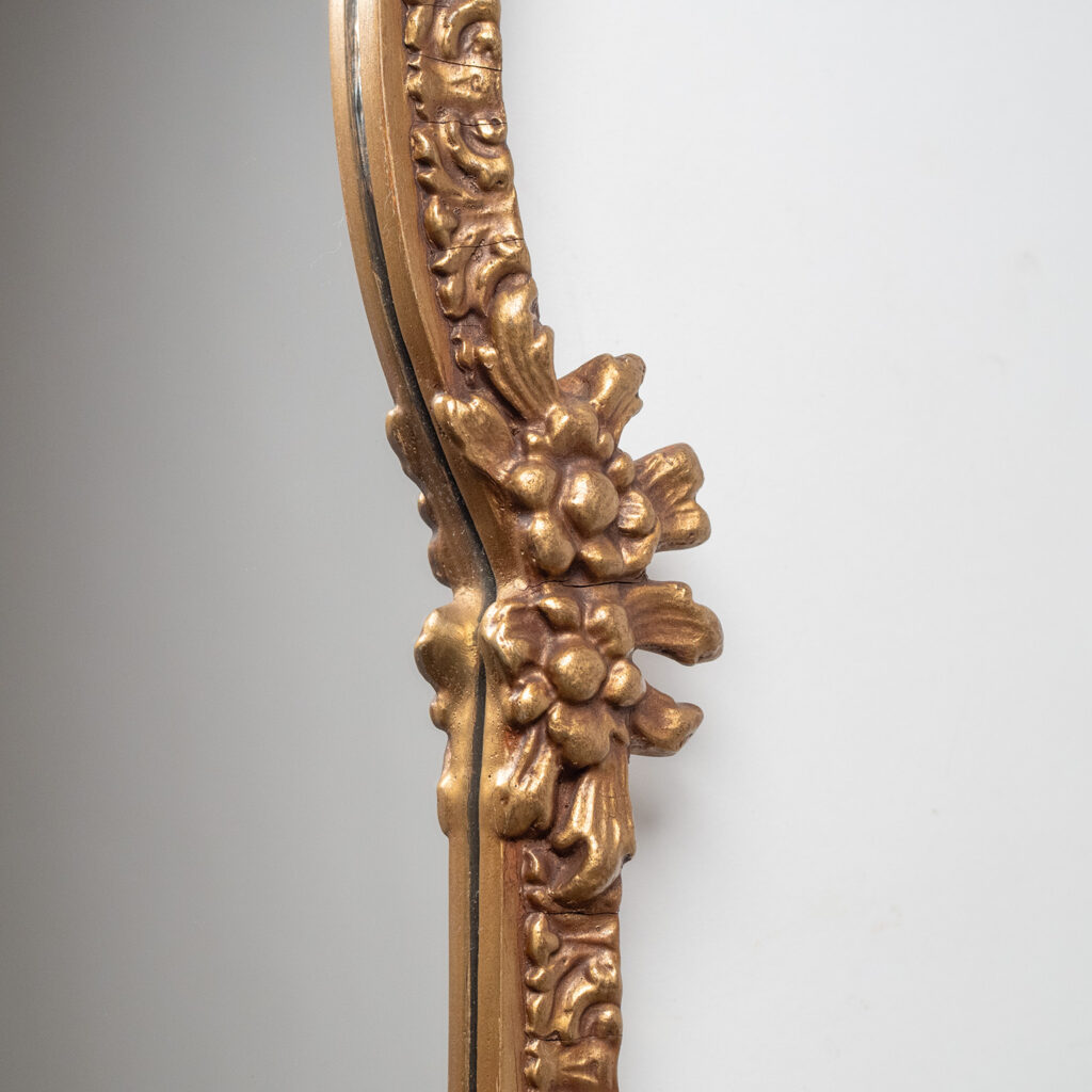 Danish Giltwood Mirror, circa 1950