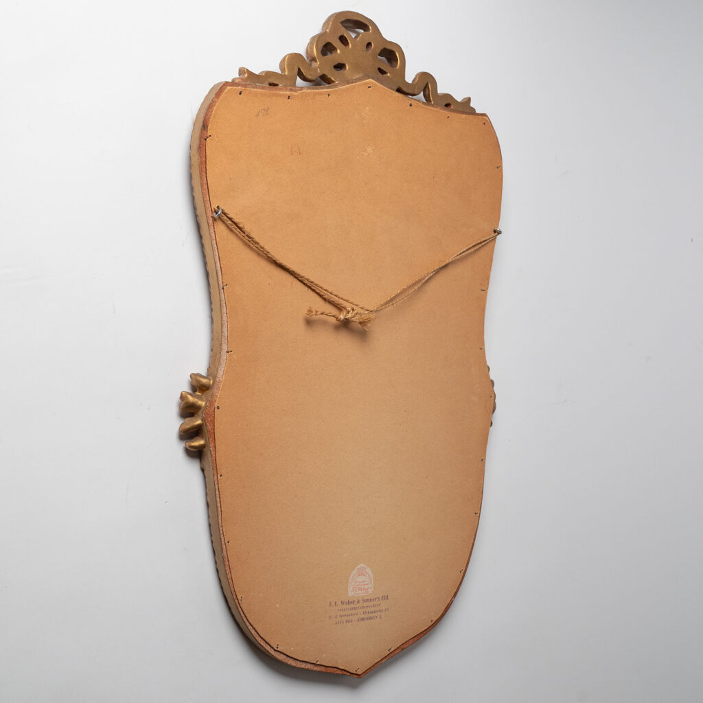 Danish Giltwood Mirror, circa 1950