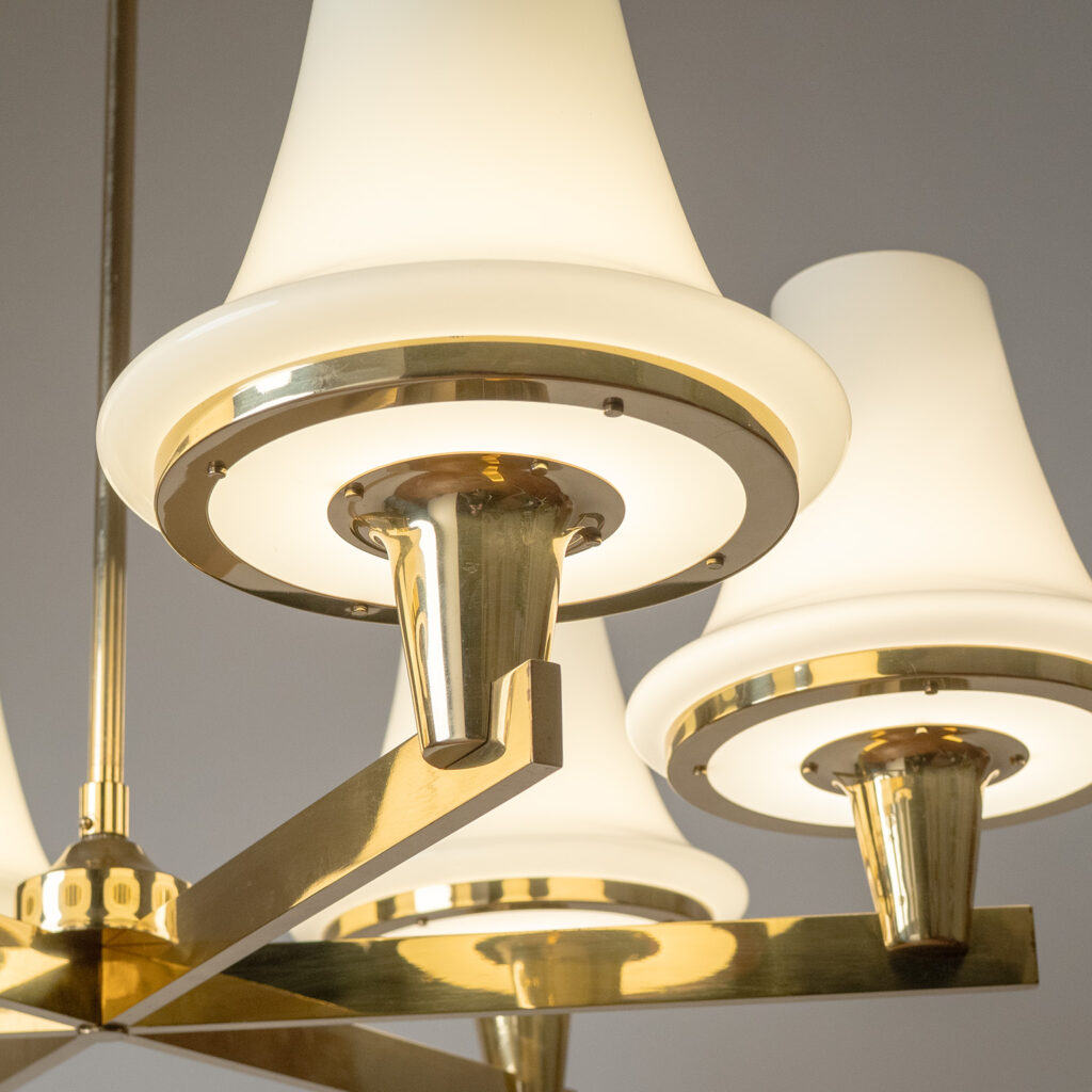 Large Hans-Agne Jakobsson Chandelier, 1960s