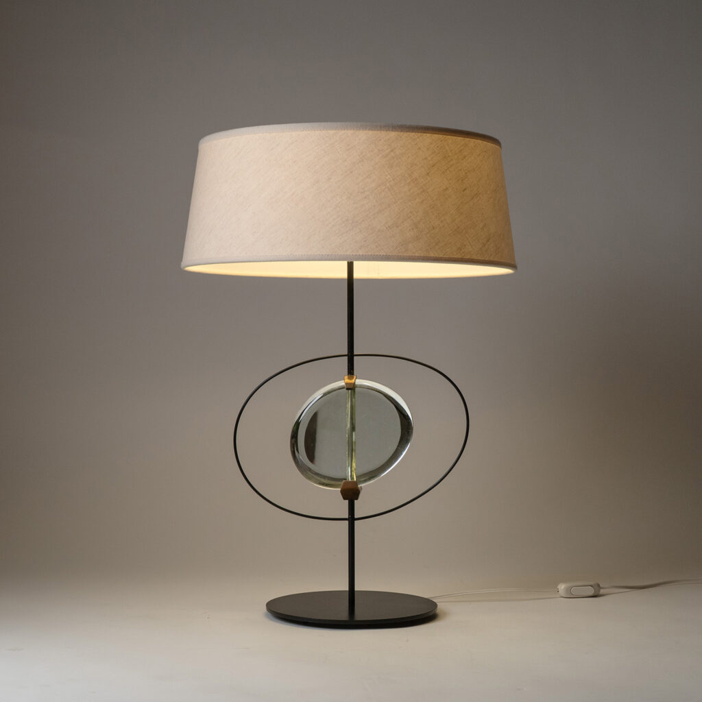 Rare Max Ingrand Table Lamp, Fontana Arte 1963