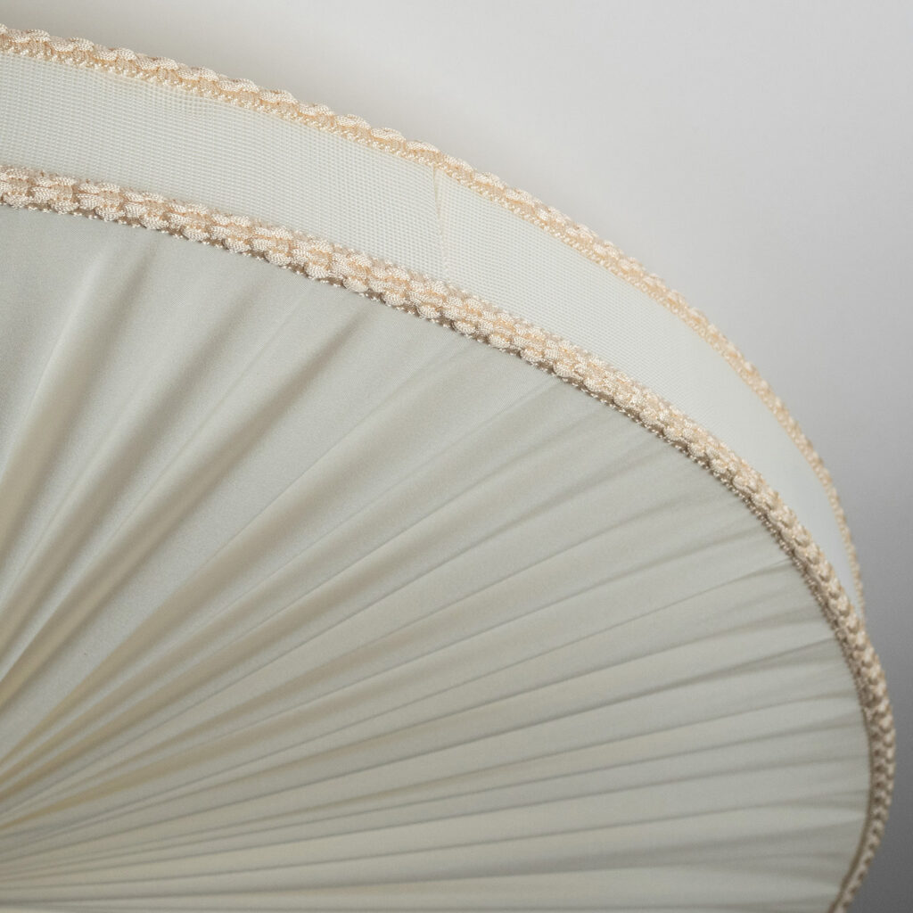 Large Böhlmarks Fabric Ceiling Light, circa 1950